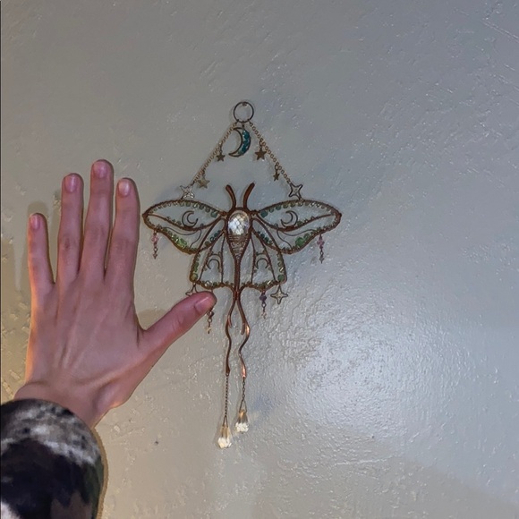 Colorful Wire Moth Wall Hanging - Picture 5 of 5
